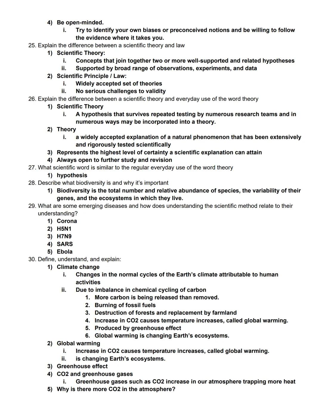 CH 1 A View Of Life
Learning Outcomes
The Characteristics of Life
1. Distinguish among the levels of biological organization.
2. Identify th