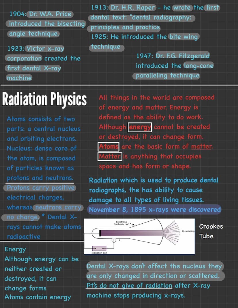Foundations of Radiography
Wilhelm Conrad Roentgen a Bavarian physicist
discovered the X-ray in 1895.
Before discovering X-ray Roentgen had
