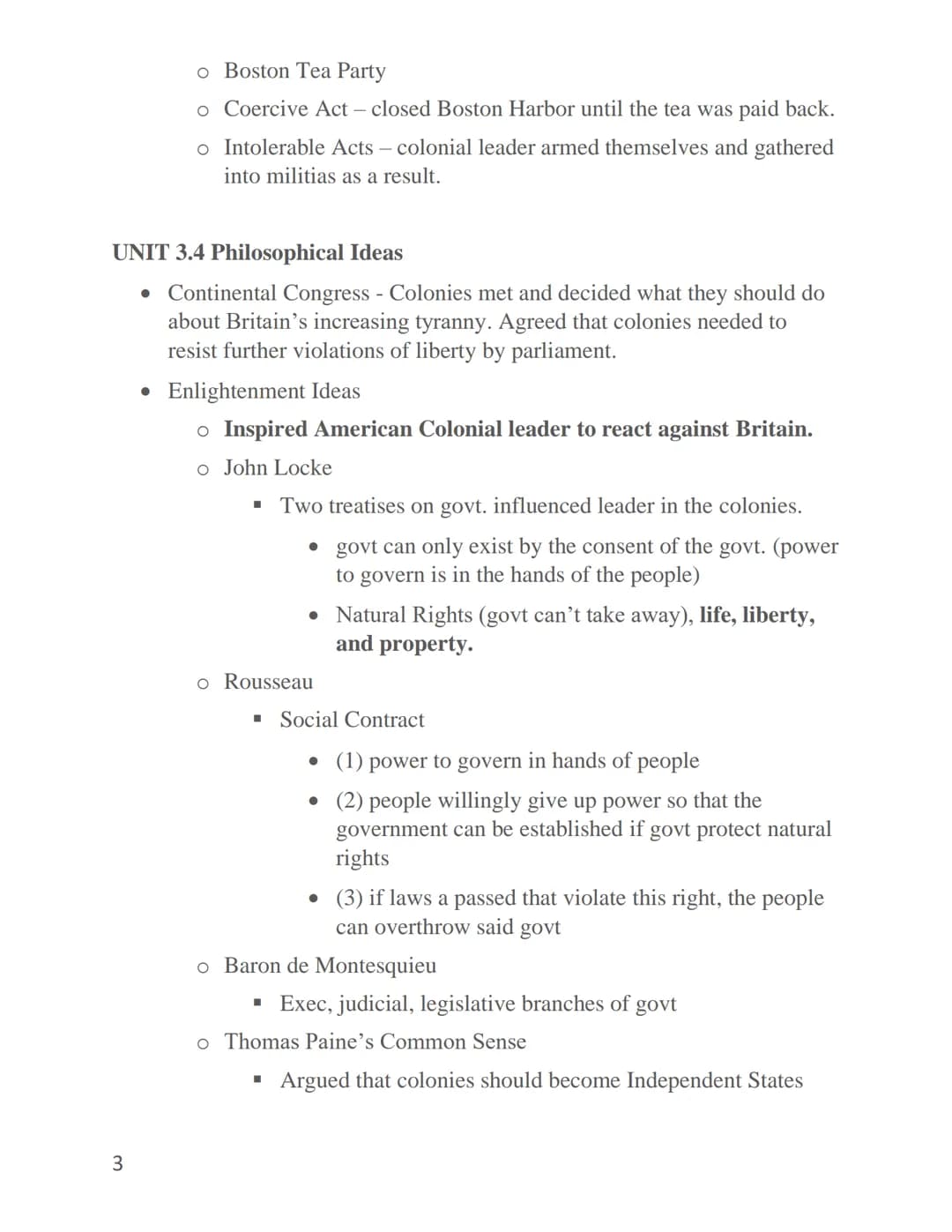 APUSH UNIT 3
UNIT 3.2 Seven years War and the French and Indian War
French and Indian War - War between the English and the French who
were 