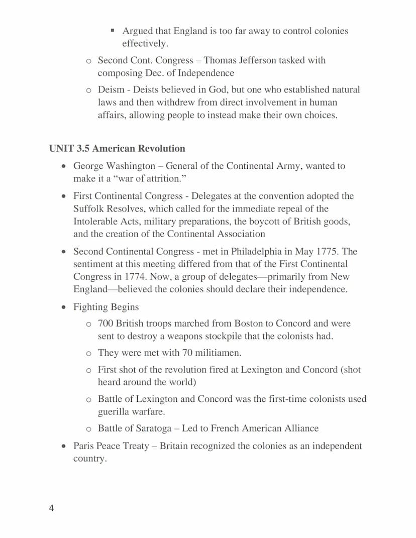 APUSH UNIT 3
UNIT 3.2 Seven years War and the French and Indian War
French and Indian War - War between the English and the French who
were 