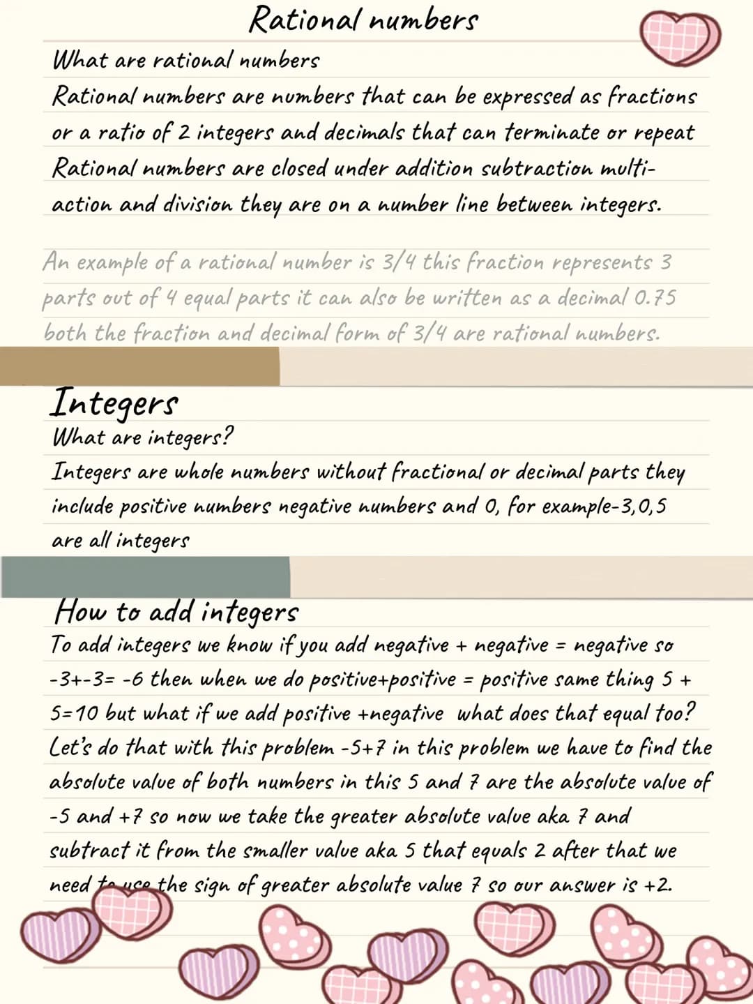 Rational numbers
What are rational numbers
Rational numbers are numbers that can be expressed as fractions
or a ratio of 2 integers and deci