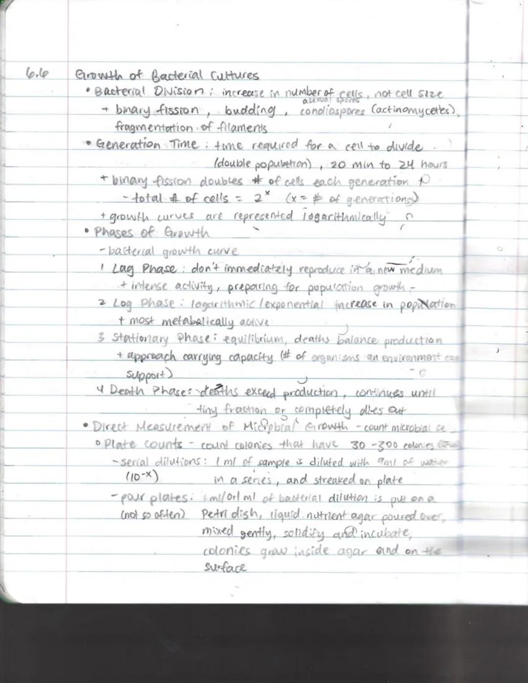 6.1
の
MICROBIAL GROWTH
Requirements for Growth
• Physical.
T
• Temperature P
-psychrophiles (cold) 201
+ grow between -5°C and 10°C to 20°C
