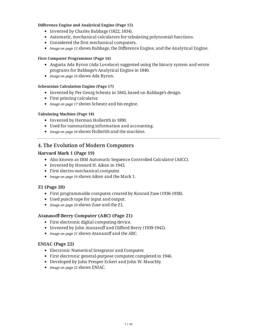 CSCA0101 Computing Basics: History of Computers
1. Introduction
This chapter provides a comprehensive overview of the history of computers, 