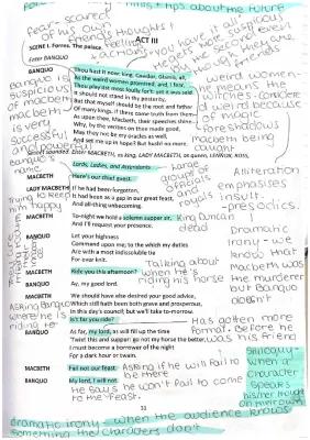 Know Macbeth act 3 annotations thumbnail