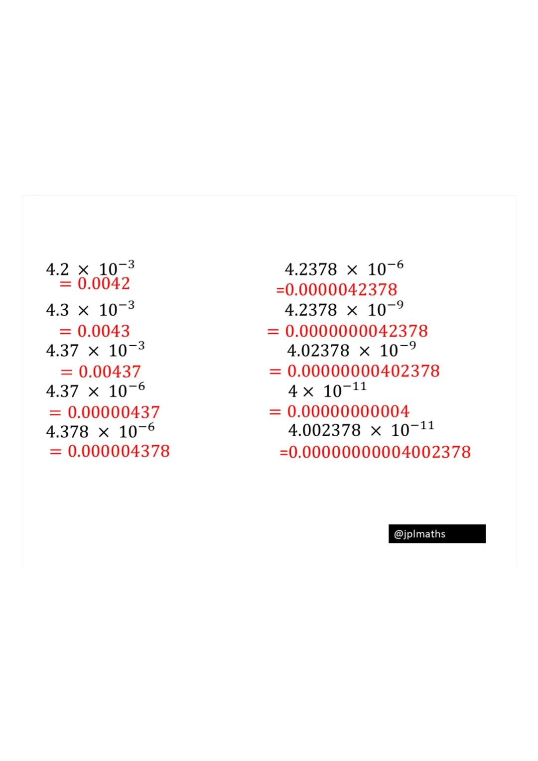 Q1 Convert to scientific notation:
a) 432,000
b) 1,010,000
Q2
2 cm
5 cm
9 cm
Caluculate the volume and the
surface area of the cuboid
Q3 A c
