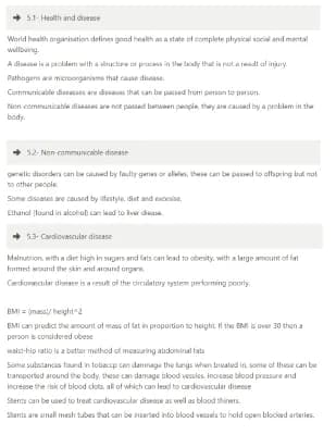 Know 5- Health, Disease and the Development of Medicines - GCSE Edexcel Biology thumbnail