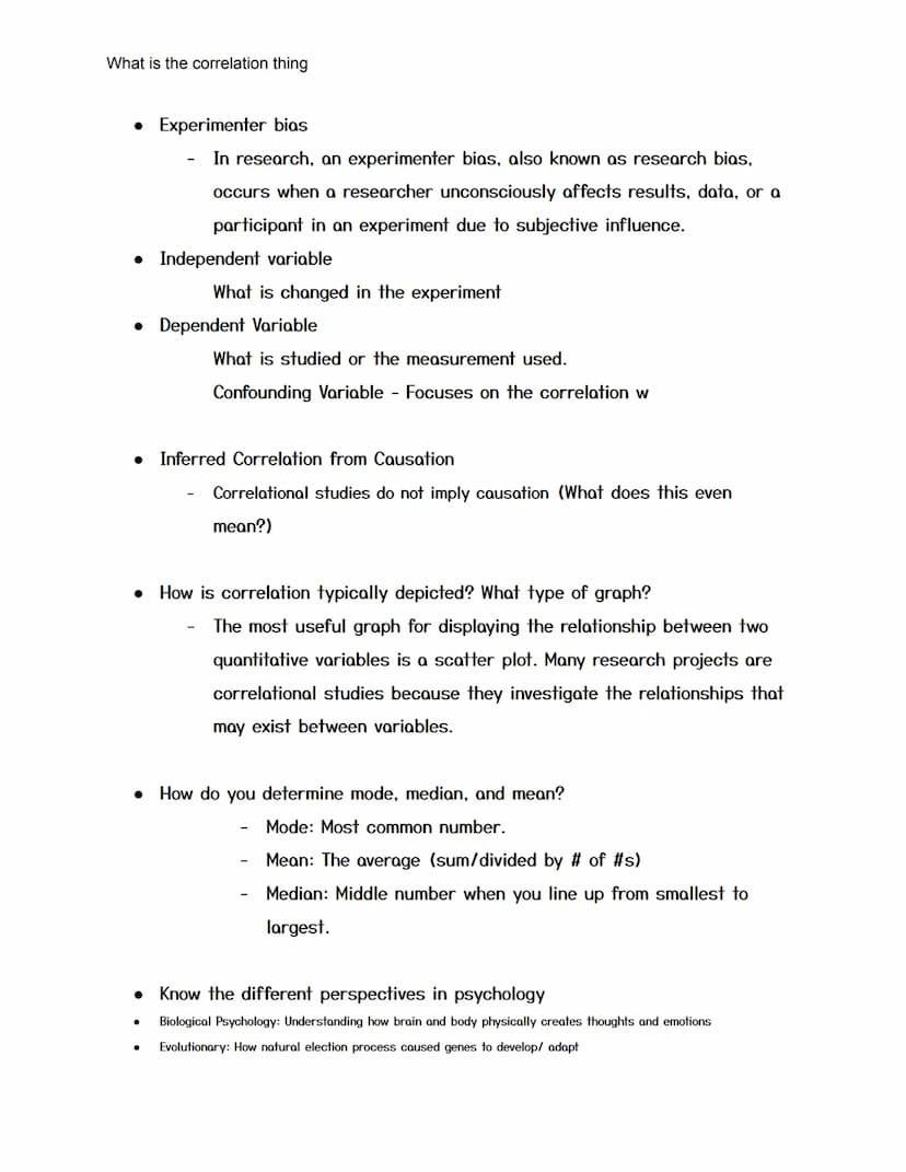 What is the correlation thing
AP Psychology Test Review For Test One
2021 - 40 Multiple Choice
(Finished)
● Name some disadvantages of longi