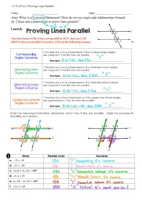 Know Proving Lines Parallel  thumbnail