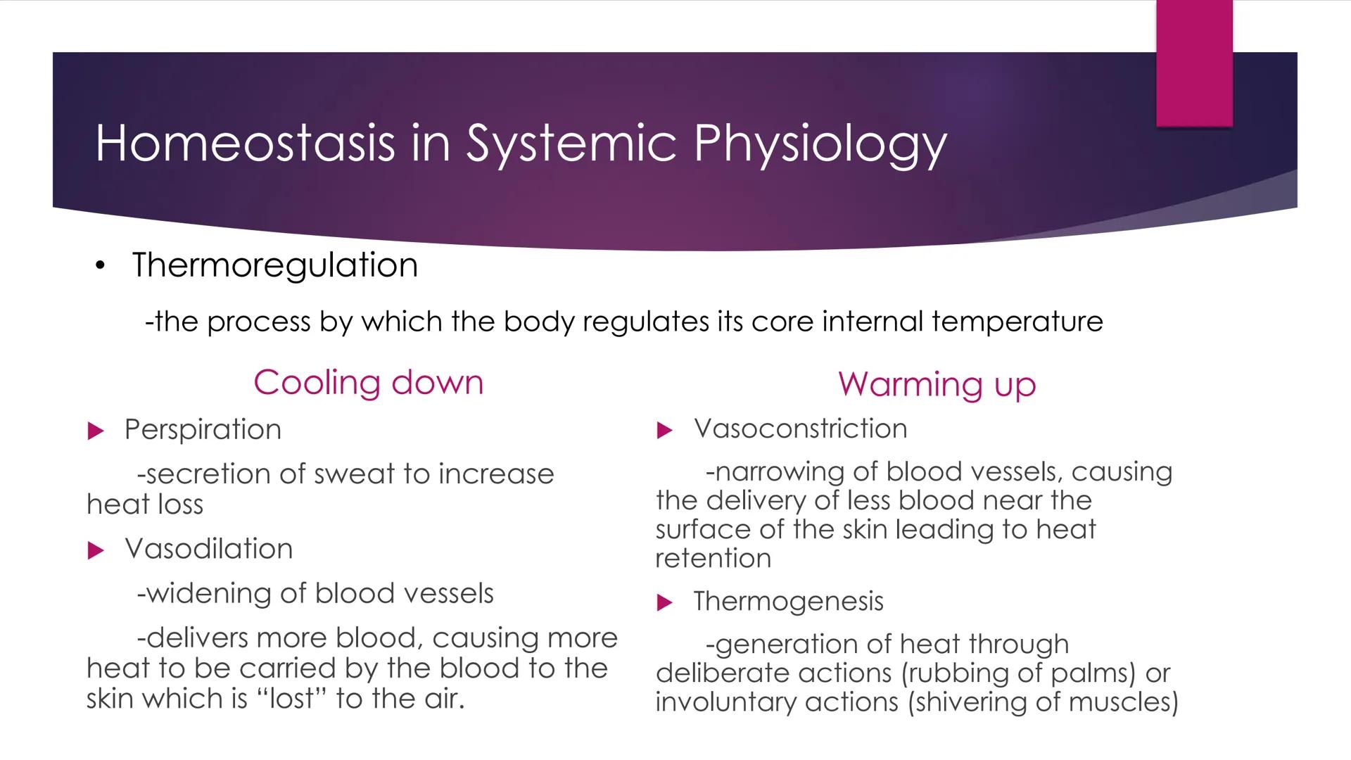 Maintain and
Regulate Internal
Environment
#HOMEOSTASIS Homeostasis in Cellular Physiology
ability of cells to maintain a constant internal 