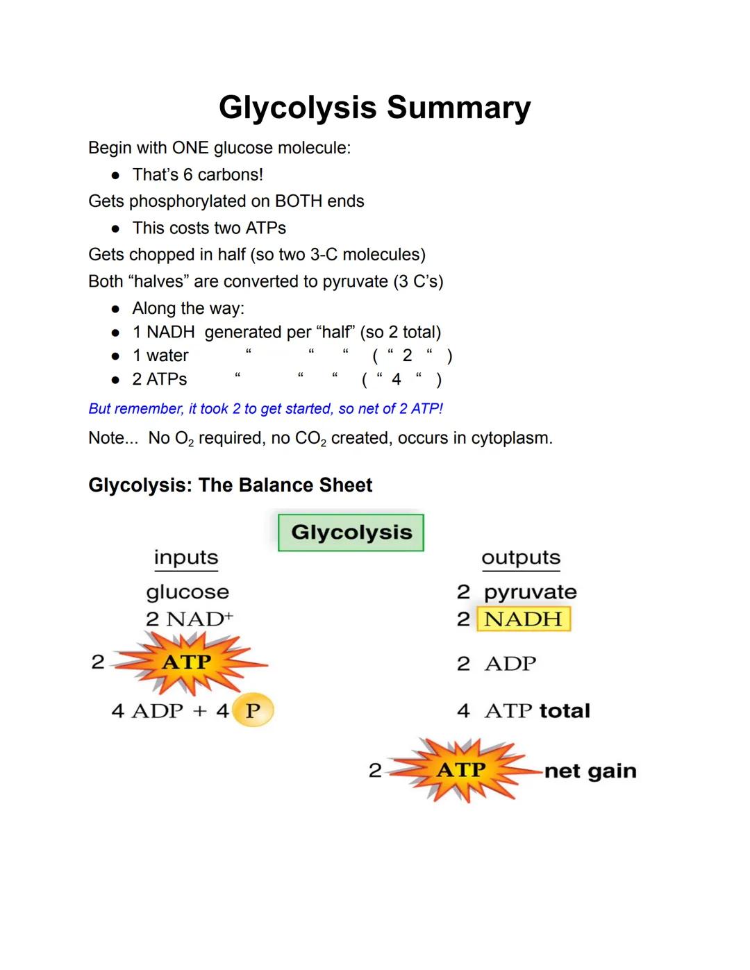 Glycolysis