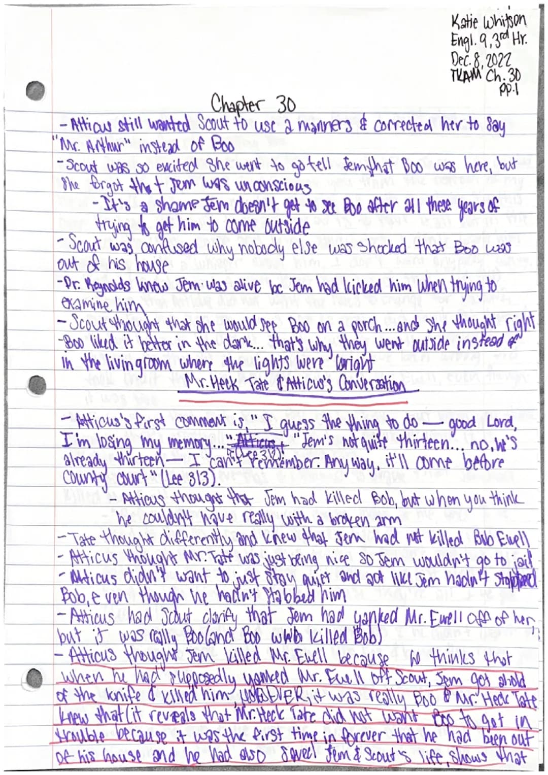 
<p>In chapter 28 of "To Kill a Mockingbird," Jem expresses his skepticism about anyone bothering the Radleys on Halloween night. However, l