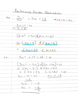 Know Factorising Harder Quadratics thumbnail