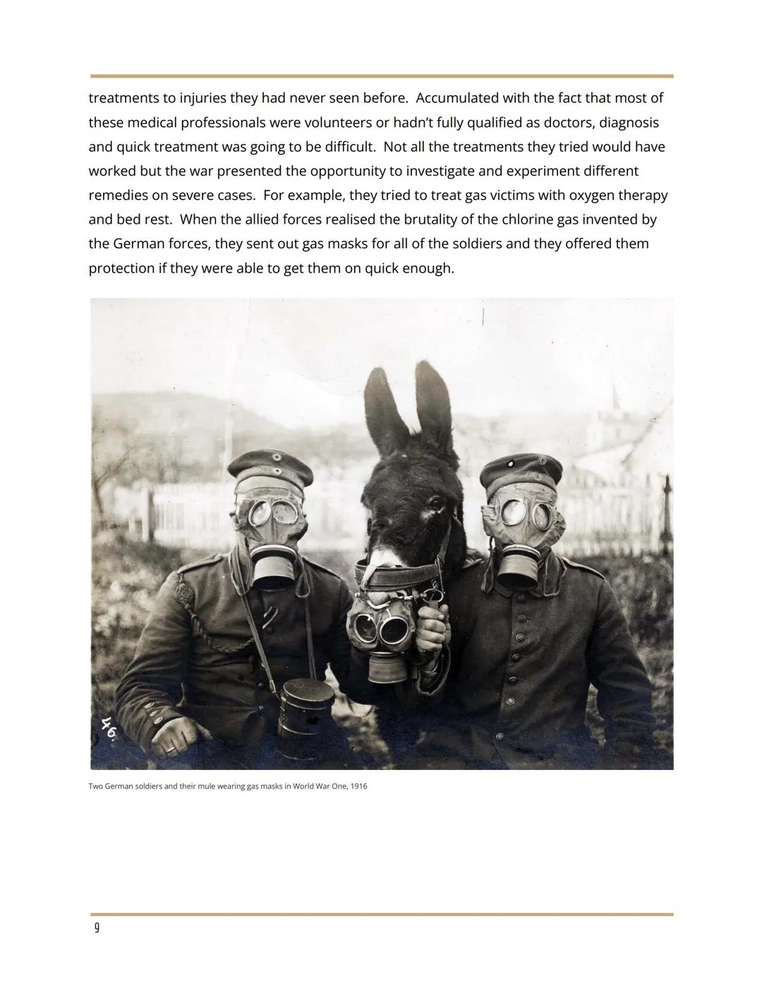 THE IMPACT WW1 HAD ON MEDICINE
Introduction
In this essay, I will be outlining my opinion regarding the Interpretations given. The Great
War