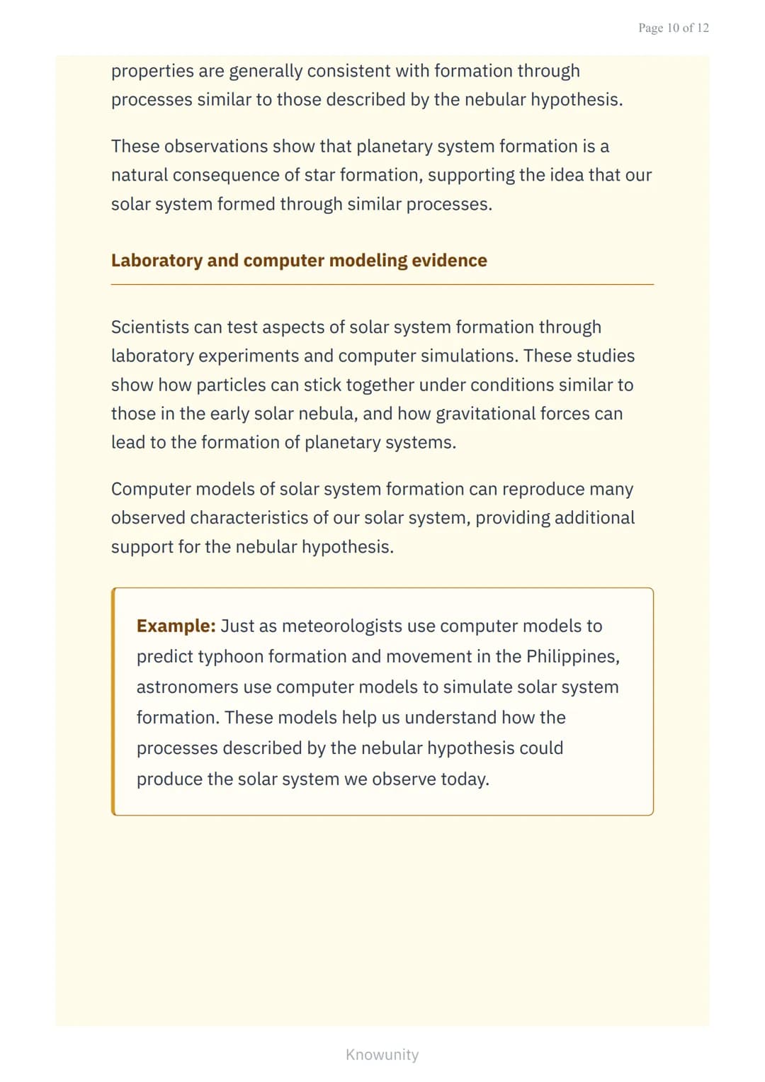 # Origin and Structure of the Earth: Theories on the Origin of the
Solar System

Understanding how our solar system formed
through major sci