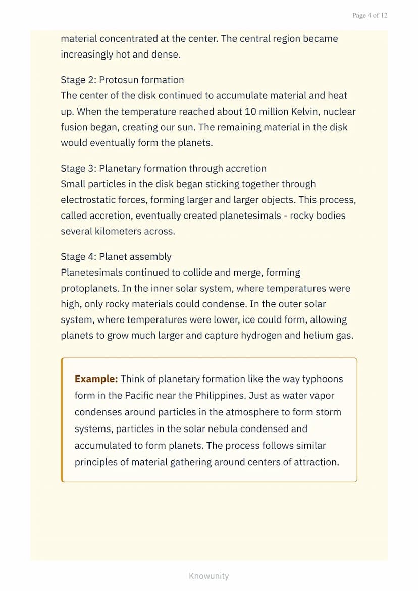 # Origin and Structure of the Earth: Theories on the Origin of the
Solar System

Understanding how our solar system formed
through major sci