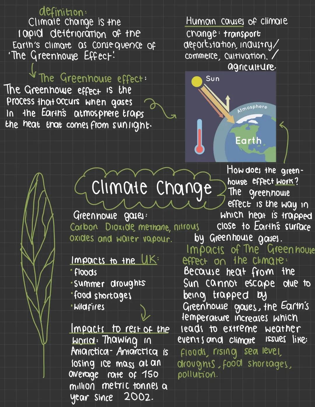 How Climate Change Affects the UK: Greenhouse Effect and Human Causes Explained