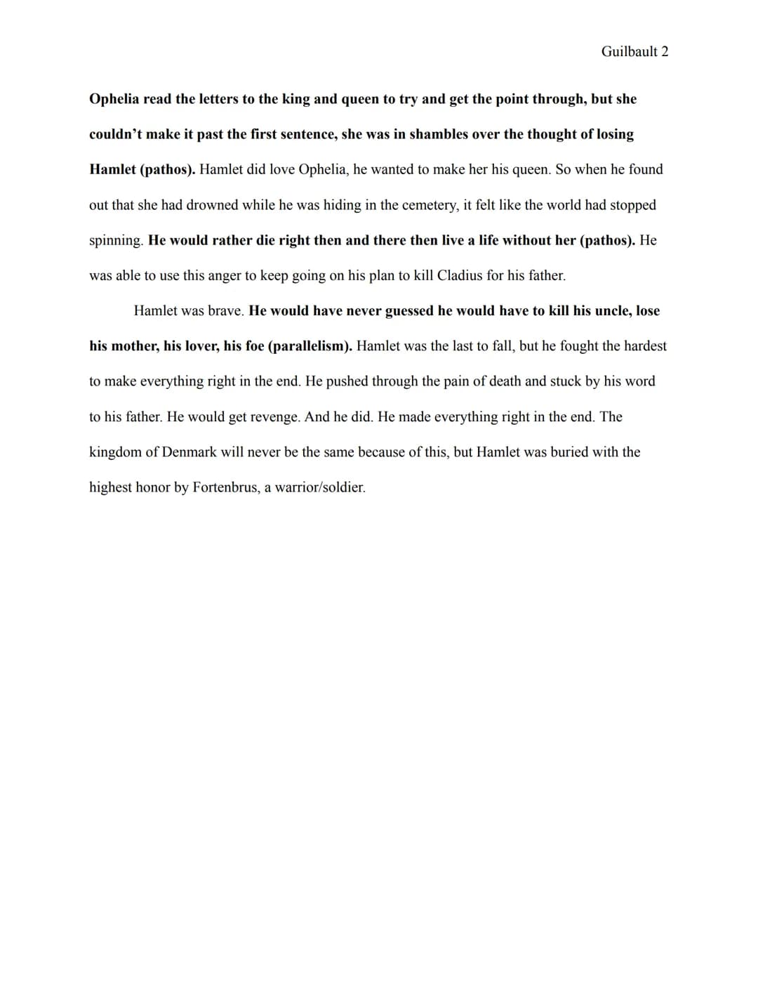 Hamlet Character Analysis: In 200 Words