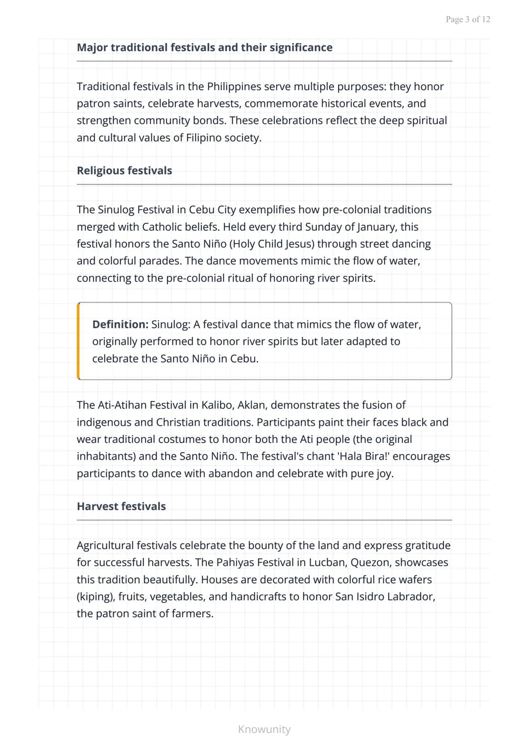 Philippine Culture and Identity: Traditional Festivals and Indigenous
Practices
Exploring Filipino cultural heritage through festivals
and i