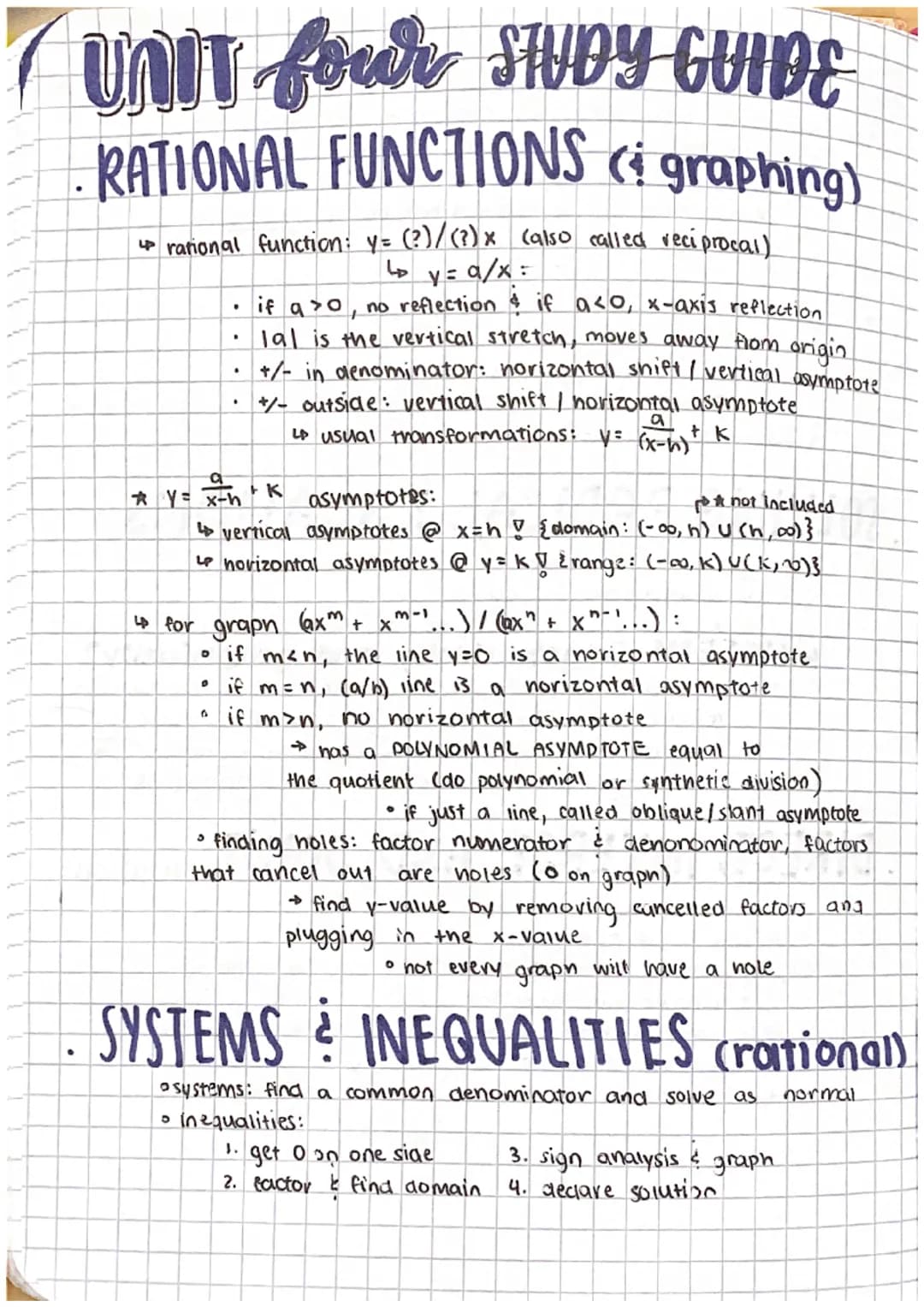 (unit four STUDY GUIDE
ROOTS & RADICAL NOTATION
• if b ² = a,
a square root of a
then b is
then b is an nth root of a
↳p if b = a,
odd roots