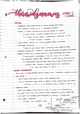 Know honors chem 1 unit 9 study guide (thermodynamics) thumbnail