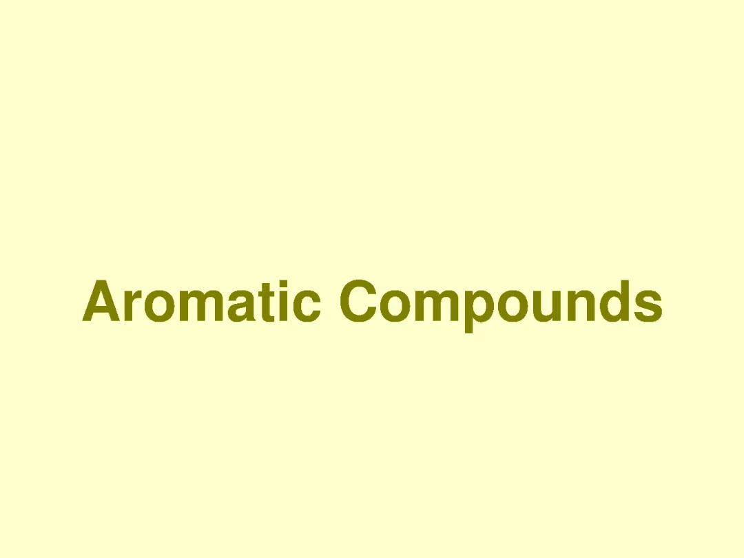 Aromatic Compounds