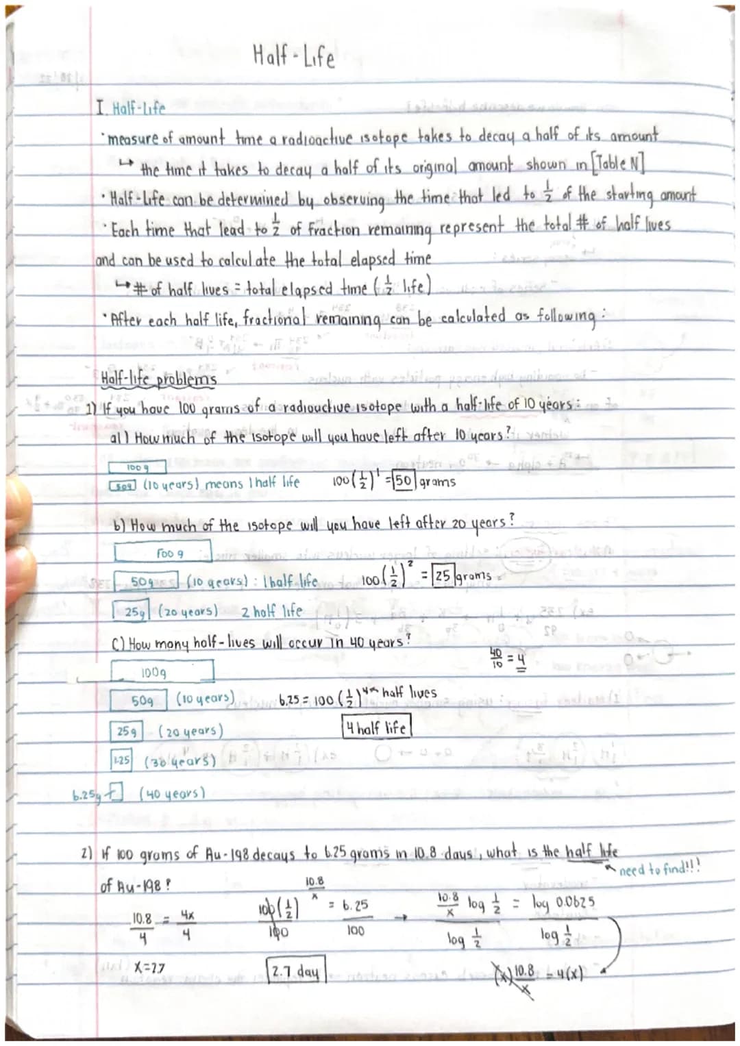 Aim: How do we describe half-life?
face the fa thad a limask of asted geoteer subenher a word. Aaveran 3 sawan"
[ 2 Types of Radioactivity l