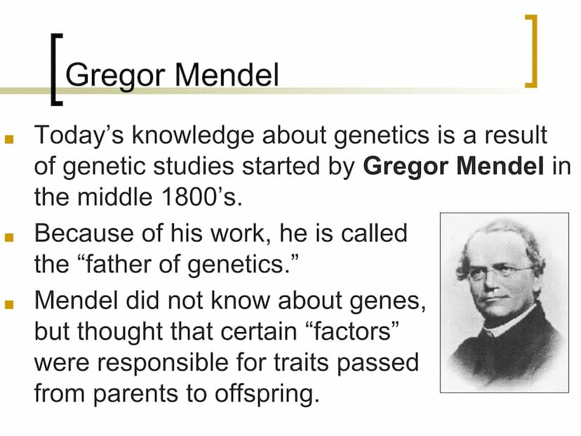 
<p>Genetics is the study of heredity, which involves the passing of traits from parents to offspring. Traits such as hair color, eye color,