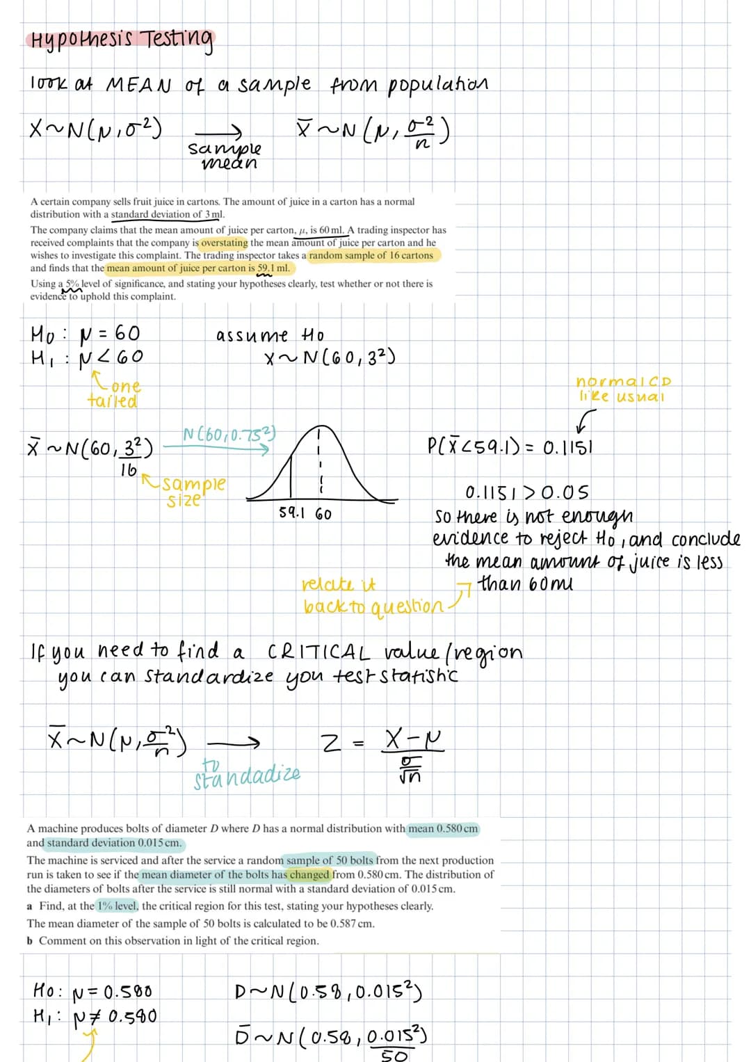 NORMAL DISTRIBUTION
N = mean
0² = vanance
20
o
99.71.
20
mean = mode = median
68% of data lies between one standard deviation of mean
95%
2 