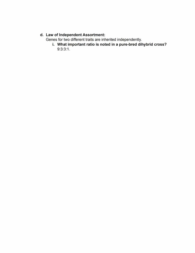 Mendelian Inheritance Guided Notes
1. Who is Gregor Mendel and why is he important?
Gregor Mendel was a German monk who conducted experiment