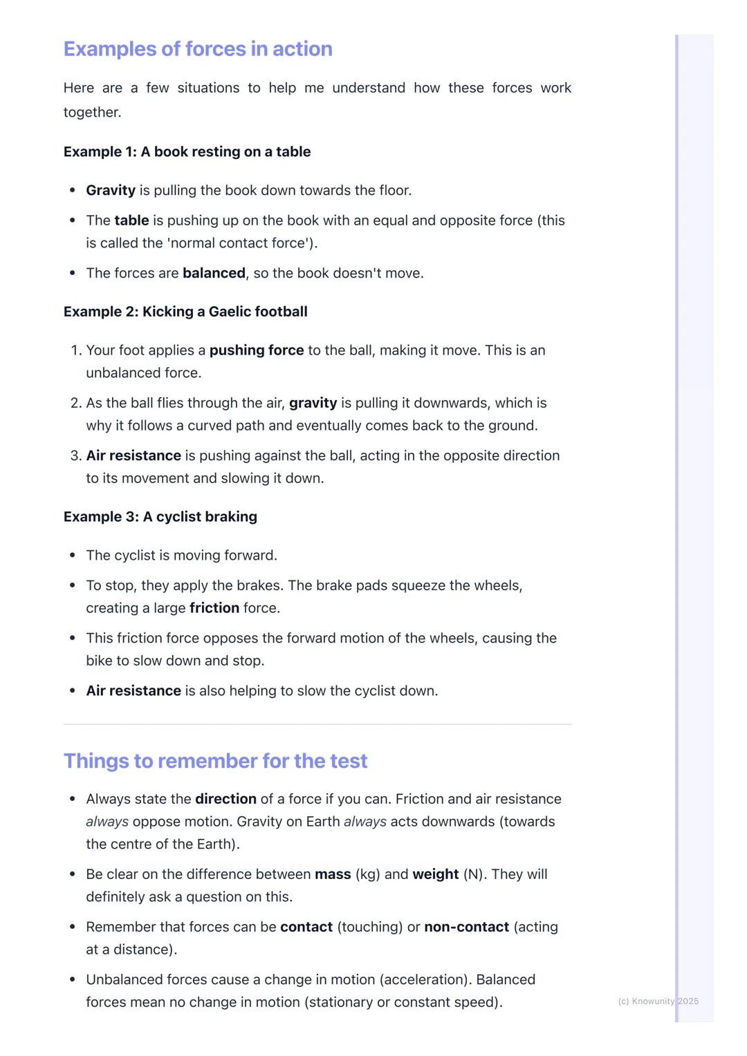 # Types of Forces

What are forces?

A force is basically a push or a pull on an object. Forces can make things start
moving, stop moving, c