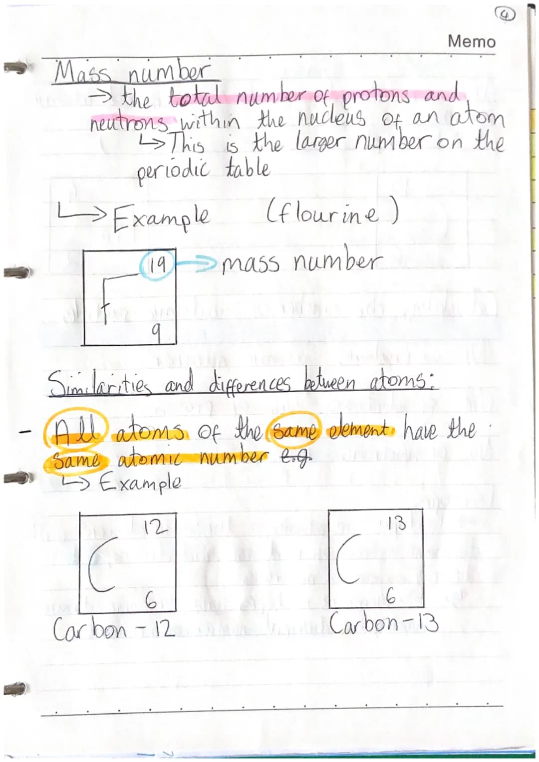 (D
Memo
Structure of the atom
= protons
>= electrons.
=neutrons
proton
Ineutron
Lelectron
-shell
{these make
Information table
Subatomic par