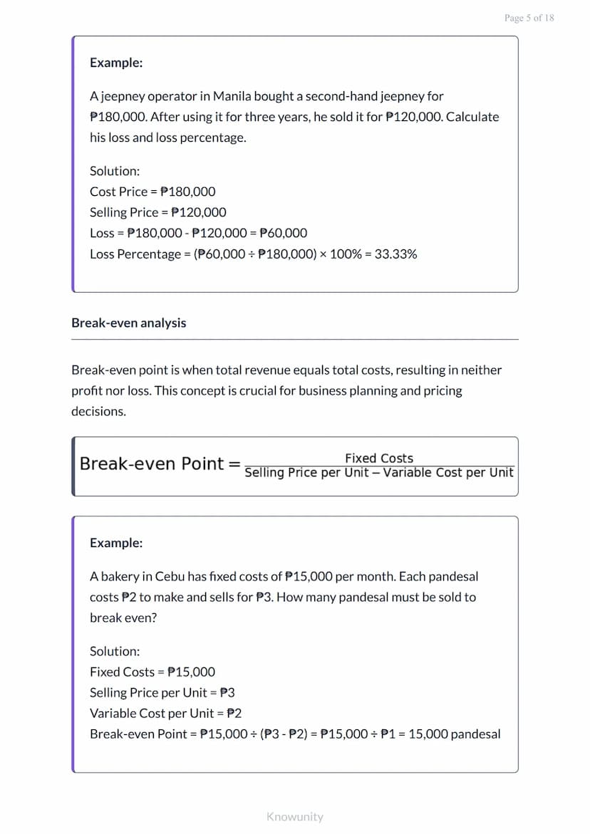 Fundamental Concepts of Business Mathematics: Word Problems
Master business word problems with practical Philippine
examples
What You'll Lea