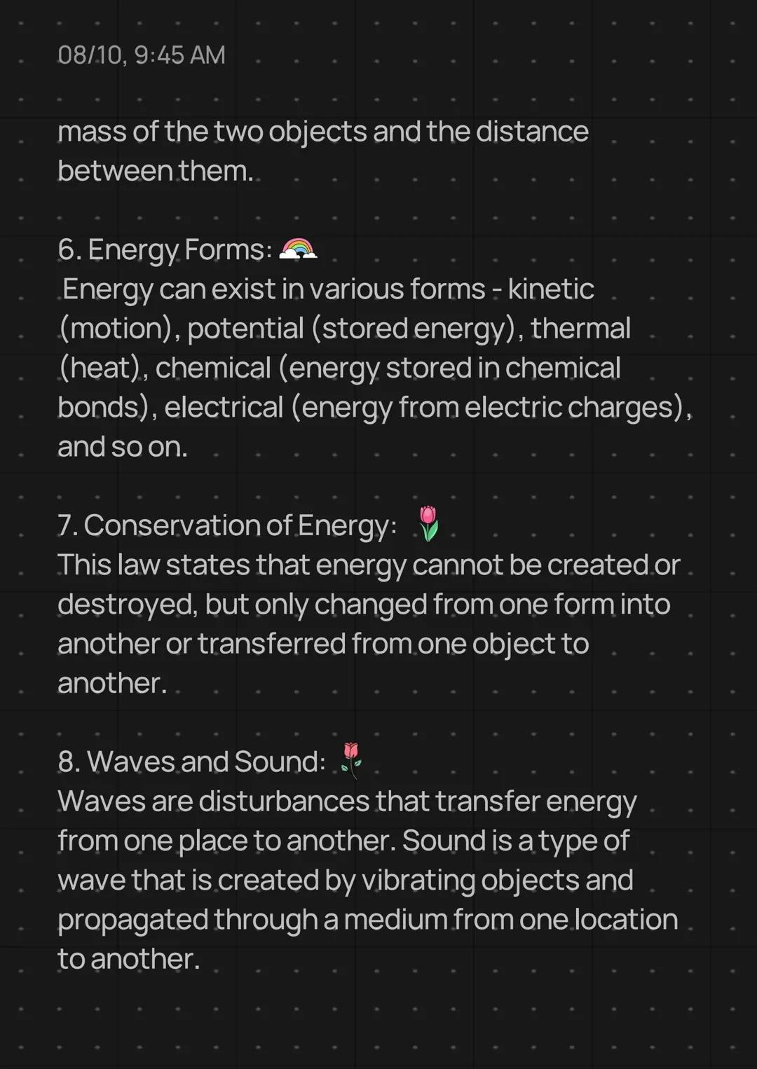 08/10, 9:45 AM
Introduction to Physics
8th Grade Science
1. What are Physics:
Physics is a branch of science that deals with
matter, energy,