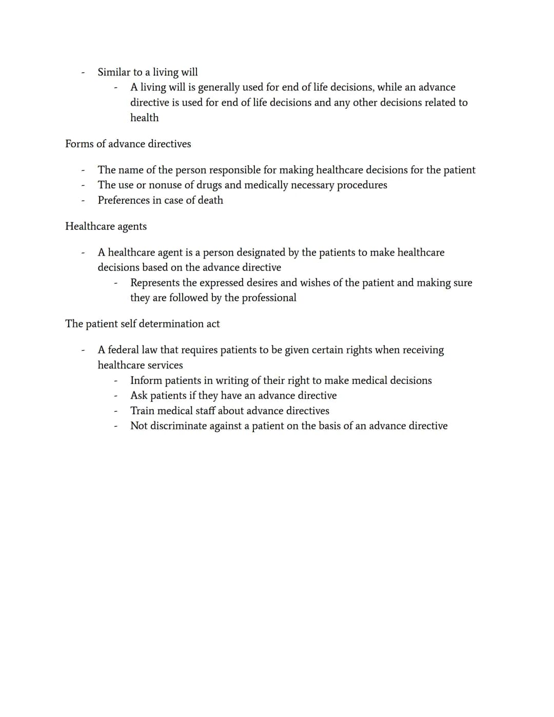 Medical Ethics and Advanced Directives
Principles of medical ethics
Medical ethics is a philosophy of professional medical conduct based upo