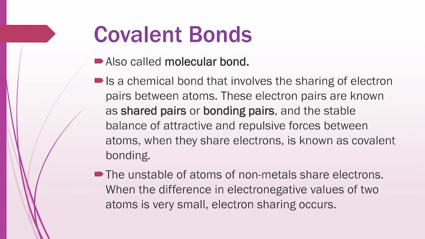 Covalent Bonds HISTORY
The term "covalence" in regard to bonding was first
used in 1919 by Irving Langmuir in a Journal of the
American Chem