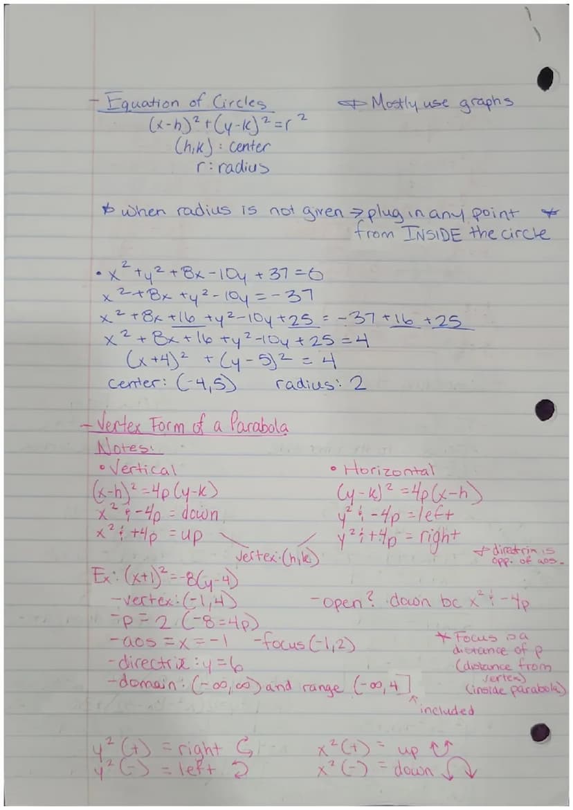 Quadratic Function Exam Review
- Quadratic Equation
Rules:
up =
*Vertex
• Must be set = 0
*
Parabola
facing down.
=max&
= min.
* Cannot divi