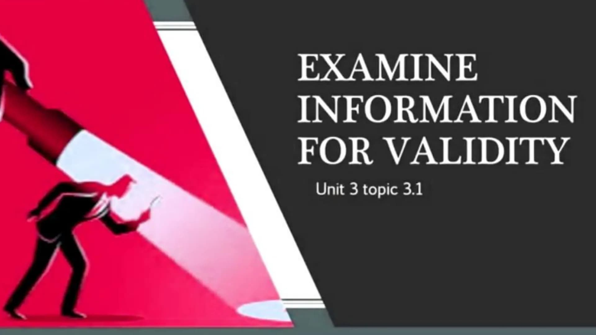 
<p>When examining information for validity, it is essential to rank sources of information in order of trustworthiness. To determine how tr