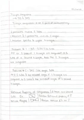 Know Triangle Congruence Postulates and Theorems thumbnail