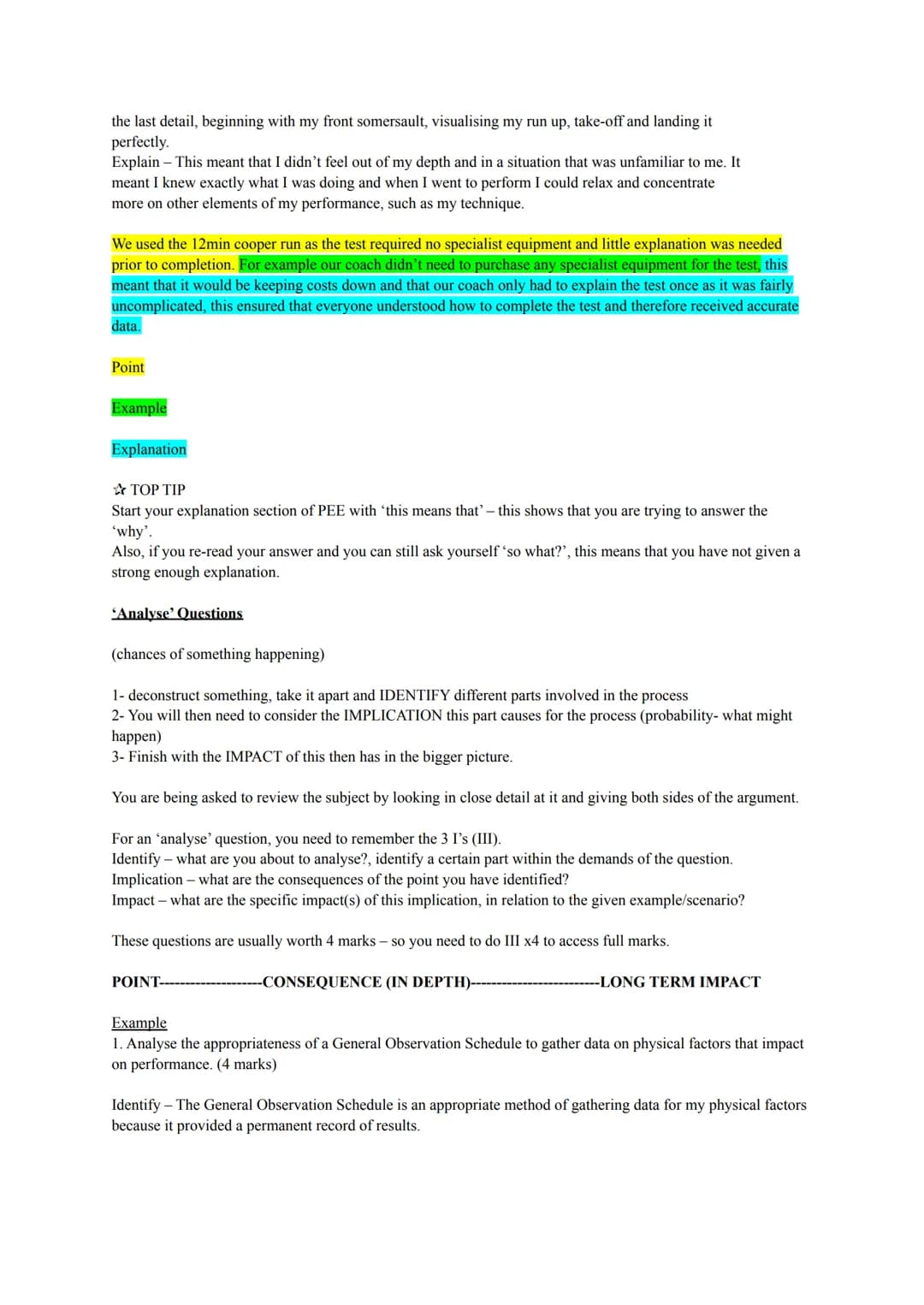 Command words
Throughout this course, and for the final exam, there are 5 main types of questions you will be asked. These
types of question