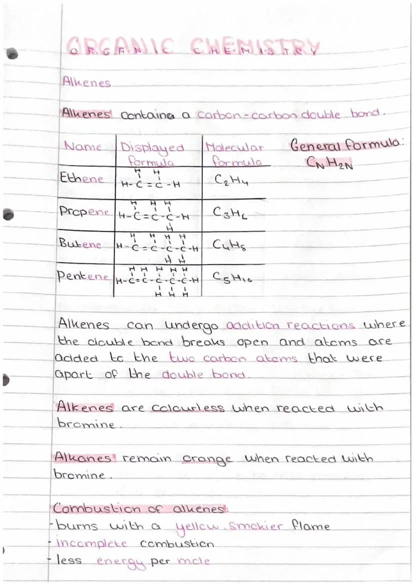 ORGANIC CHEMISTRY
Alkanes and their properties.
Crude oil is a fossil fuel formed mostly from dead
Sea creatures. It is the source of many f