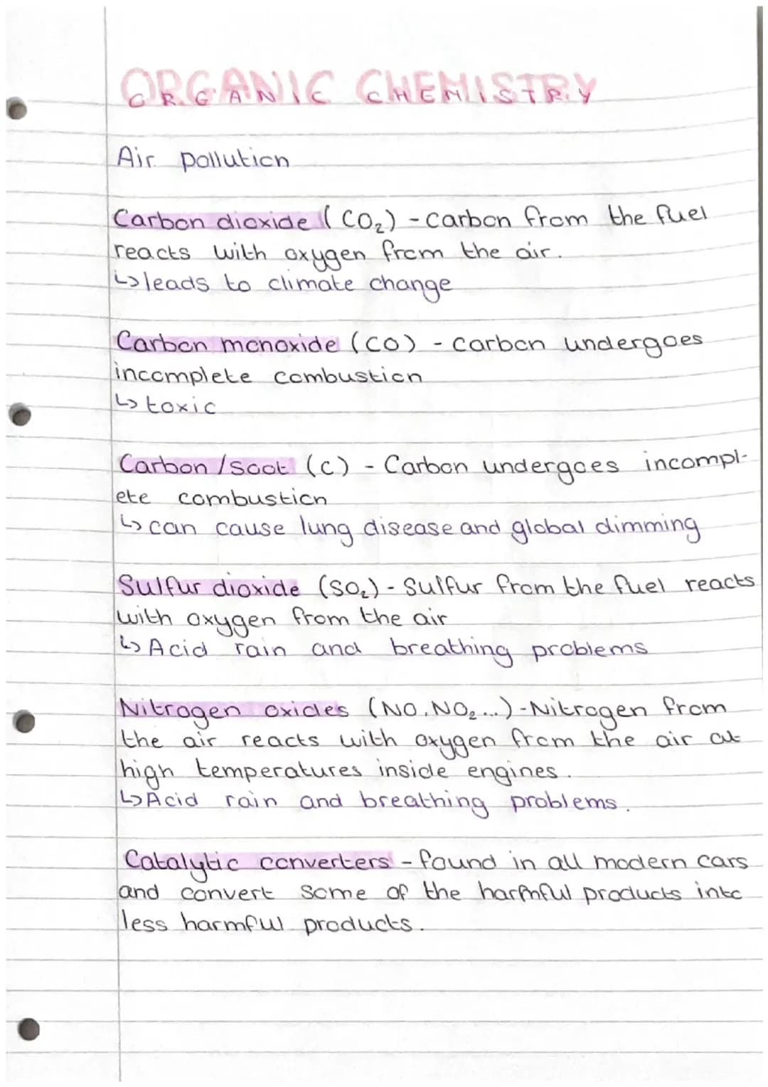 ORGANIC CHEMISTRY
Alkanes and their properties.
Crude oil is a fossil fuel formed mostly from dead
Sea creatures. It is the source of many f