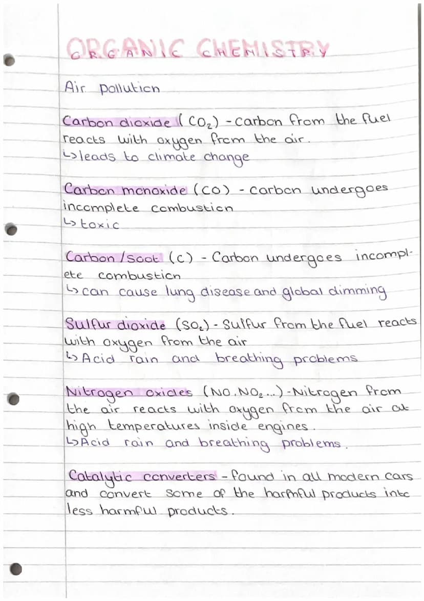 ORGANIC CHEMISTRY
Alkanes and their properties.
Crude oil is a fossil fuel formed mostly from dead
Sea creatures. It is the source of many f