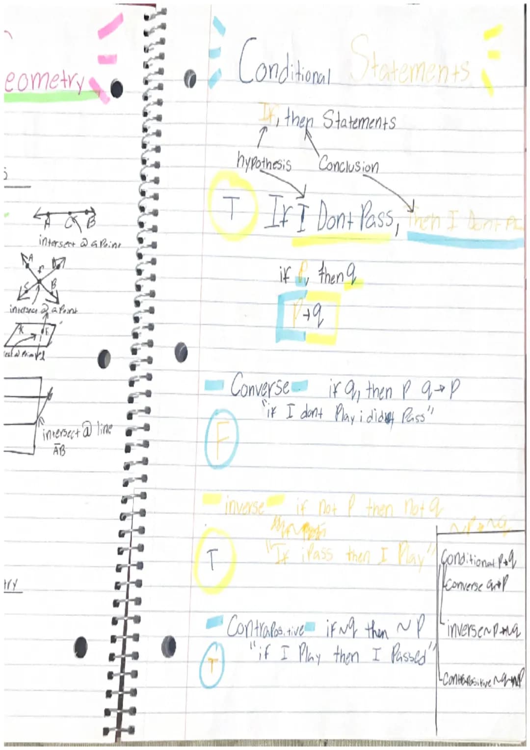 mundowrumess
11. INTRO. Geometry
Pg
Undefined Terms
•A
Points - No dimension, One Paint Point a.
lines - One dimension, two Points with dire