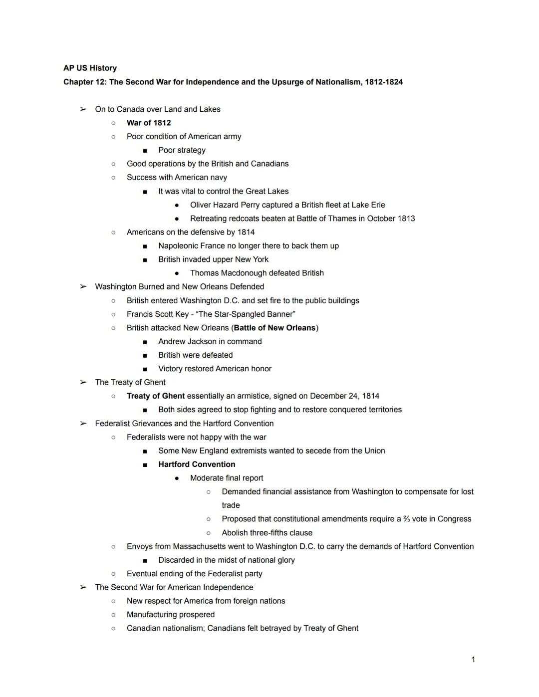 
<h2 id="warof1812operationssummary">War of 1812 Operations Summary</h2>
<p>The War of 1812 was a challenging time for the American army due