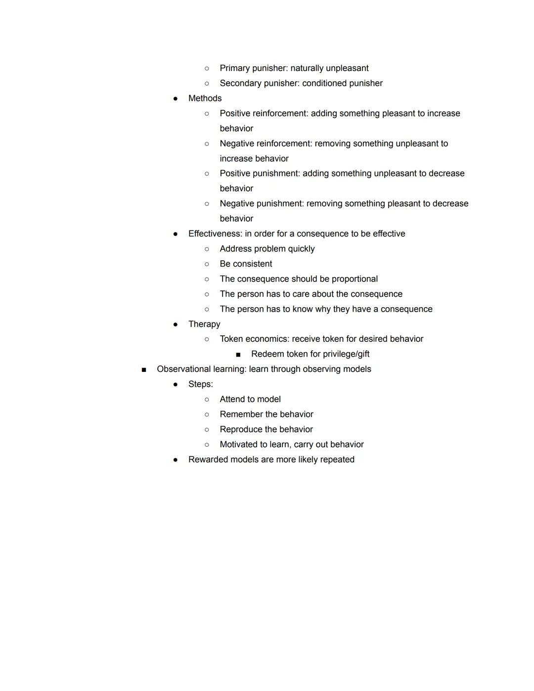 Psychology 1 Study Guide

➤ Chapter 5: Learning

。 Learning

  Classical conditioning: Ivan Pavlov

  Definitions

  *   Unconditioned stimu