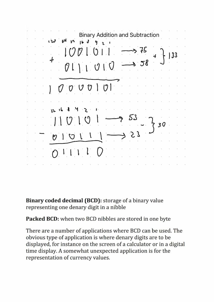 CHAPTER 1: "Information representation"
Denary numbers: which are also known as decimal numbers are
written using one of the symbols 0,1,2,3