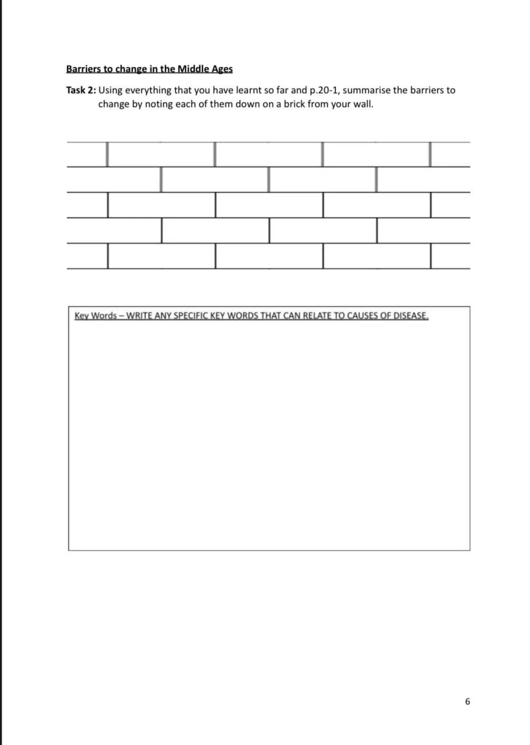 Name:
Medicine in Britain 1250-present day
Revision Activity Book
1 Section 1: Medieval Medicine
Supernatural and religious explanations of 