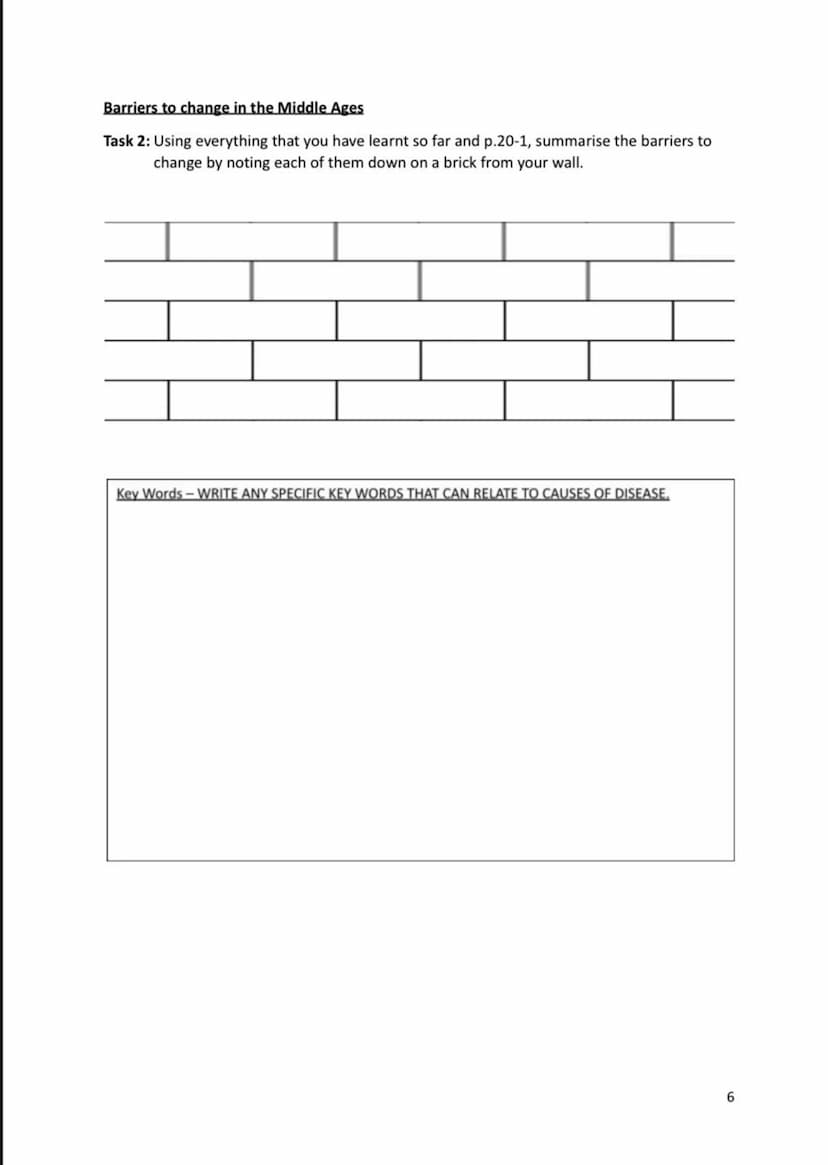 Name:
Medicine in Britain 1250-present day
Revision Activity Book
1 Section 1: Medieval Medicine
Supernatural and religious explanations of 