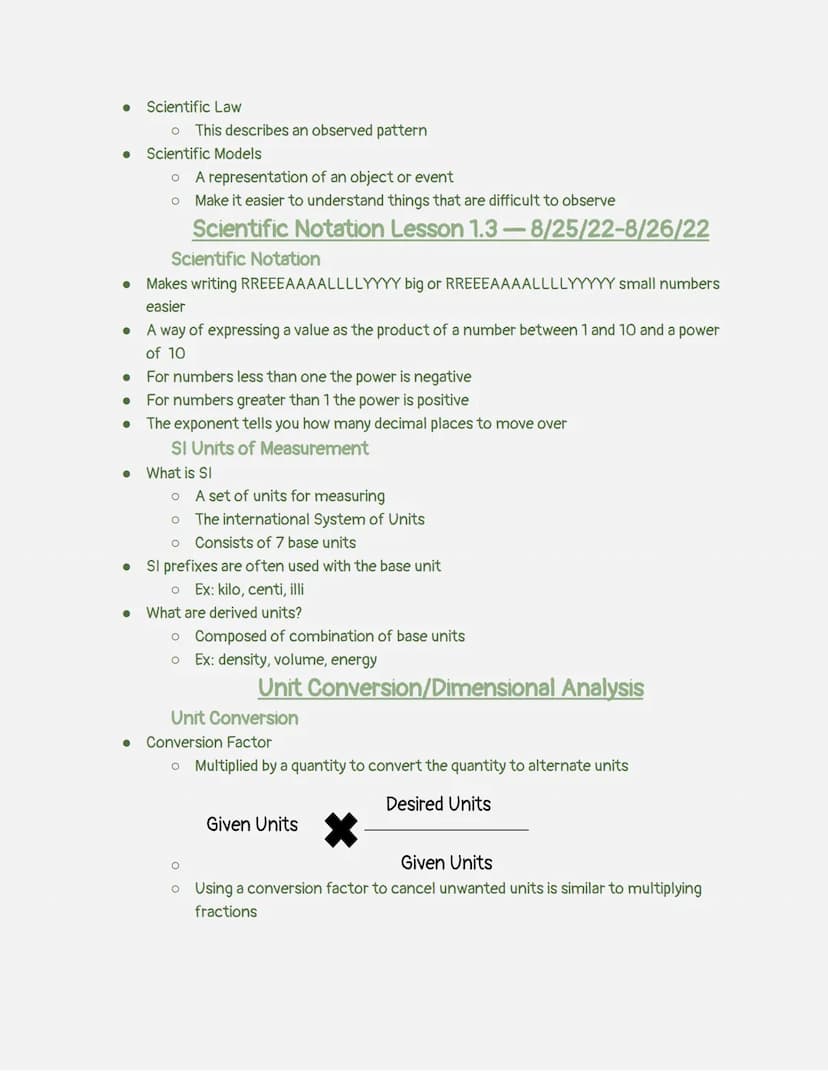 Science
Physical Science Notes
Emmalee E. Smith
Chapter 1 - Science
Overview
Physical Science Lesson 1.1-8/24/22
• System of knowledge and t
