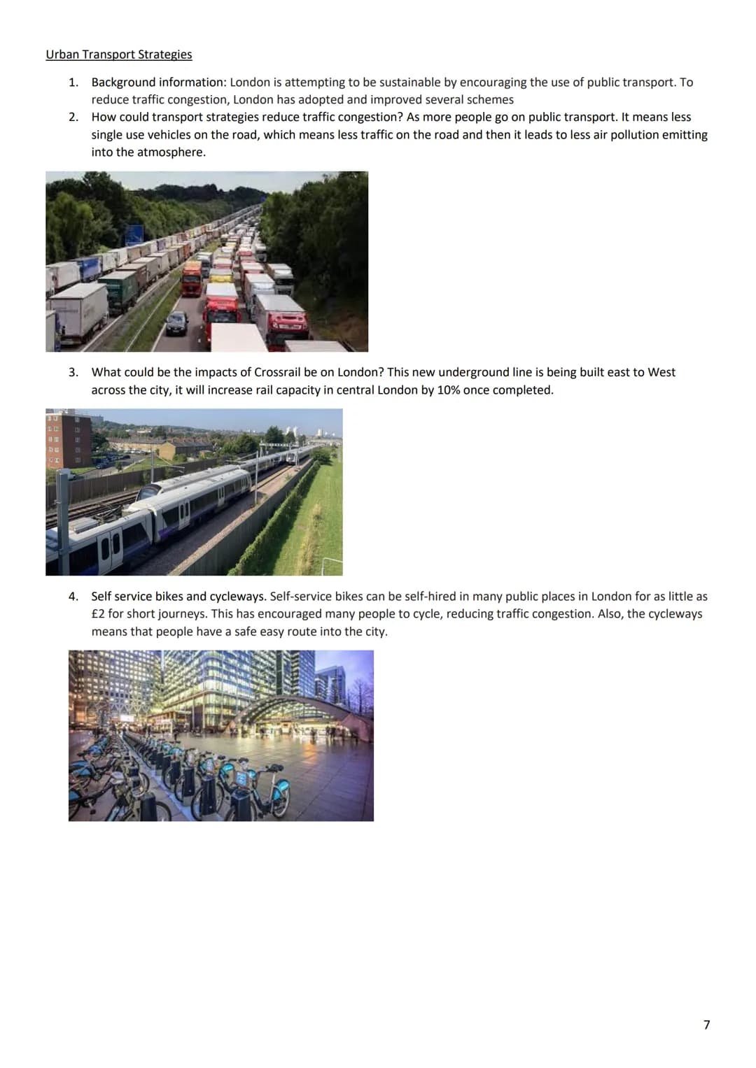 Revision for Urban Issues and Challenges - London
Cities in the UK
1. How is the UK's population distributed? The UK's population is unevenl